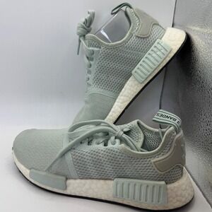 Adidas NMD R1 Sneakers Boost Cushion Athletic Shoes Mint Green Size 6 BD8011